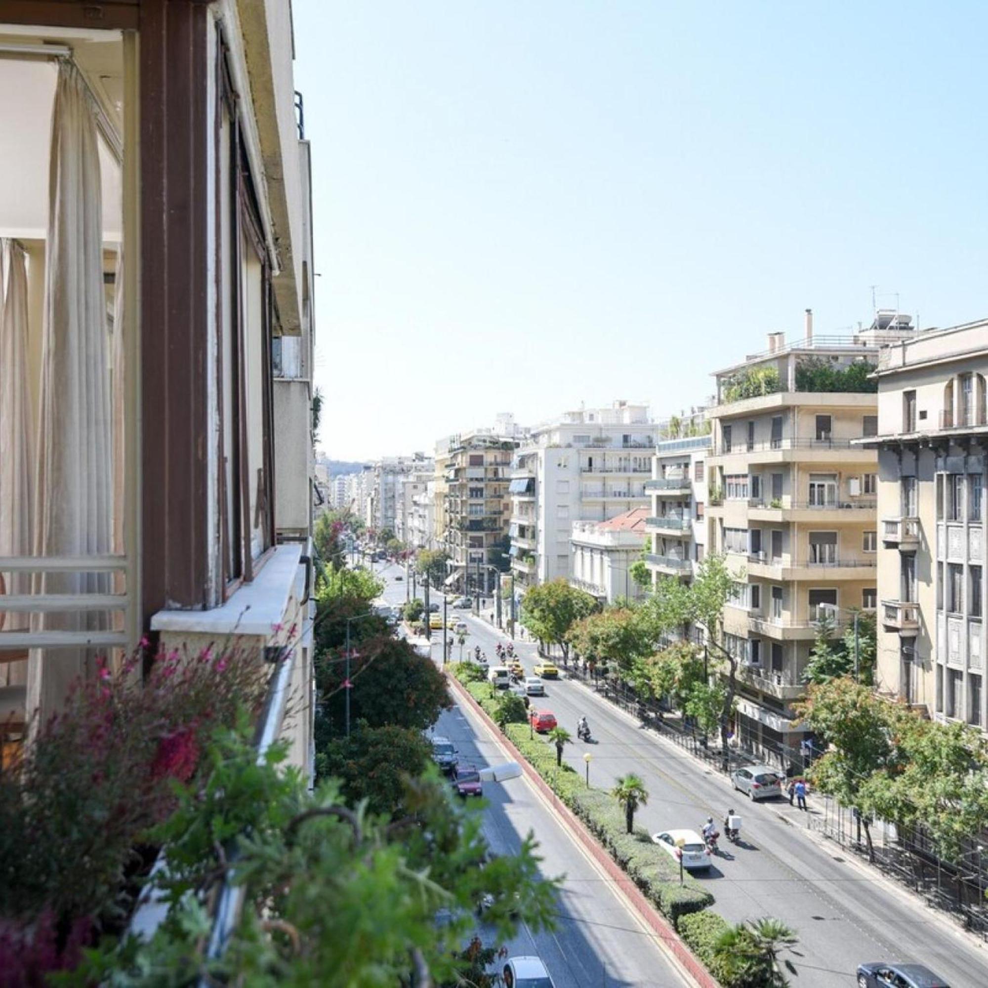 Classy Apartment In The Heart Of Athene Buitenkant foto